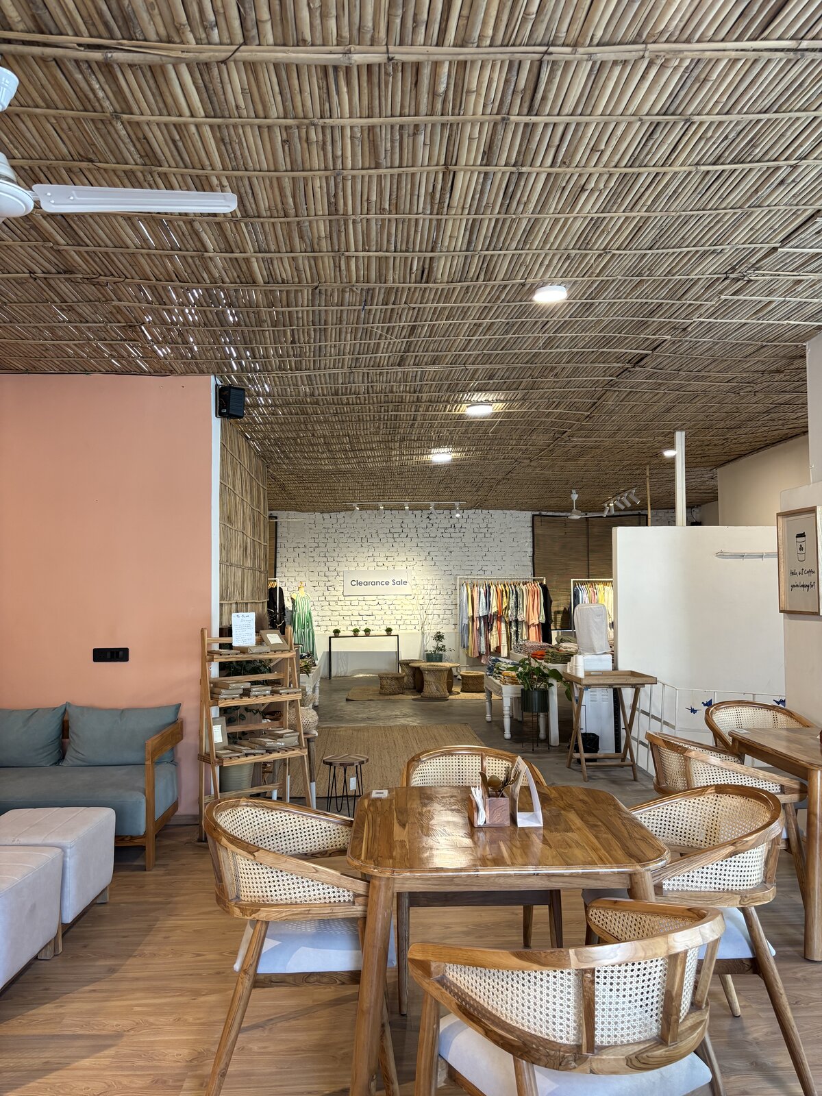 The café within the store